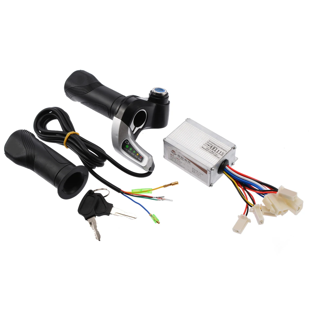 Electric Scooter Motor Brushed Controller & Throttle Twist Grip 24V 250W New Motor Controller Bicycle Supplies