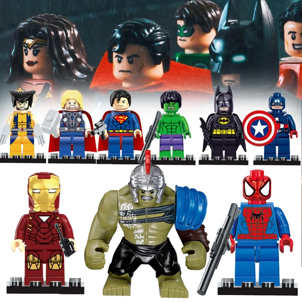 

Legoings batman super heroes sets marvel avengers endgame building blocks thanos Iron Man Captain America mini blocks figures