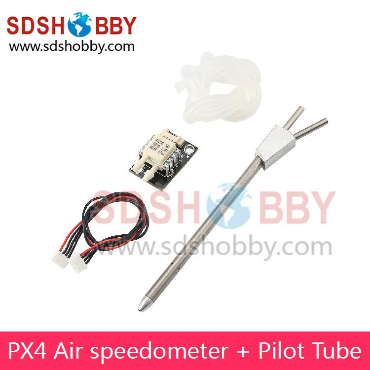 Pixhawk PX4 Air Speedometer Airspeed Sensor Gauge with Differential Pitot Tube Airspeed Meter Gauge Tube 4525DO