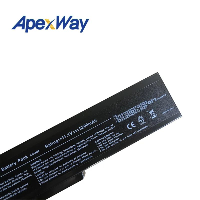 Аккумулятор для ноутбука Asus M50 11 1 В 6 ячеек M50s M50VM A32 N61J N61Ja N61jq N61jv N61 N53 n61da|battery for