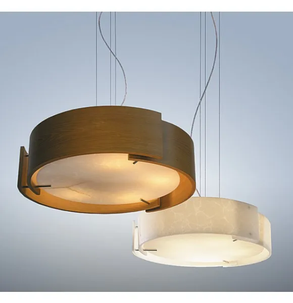 

Modern japanese wood circular pendant light restaurant bedroom kitchen hanging light