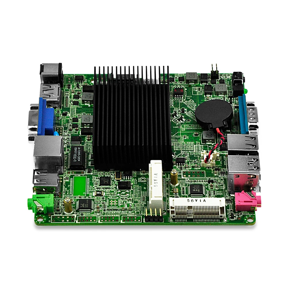 Ультра тонкий нано мини-itx материнская плата Q1900G-P celeron J1900 quad ядро linux DC 12V