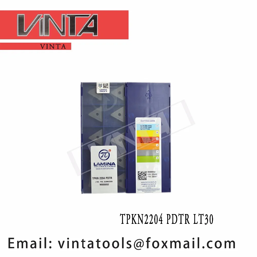 Высокое качество TPKN2204 pdtr LT30 cnc карбида обращаясь вставками