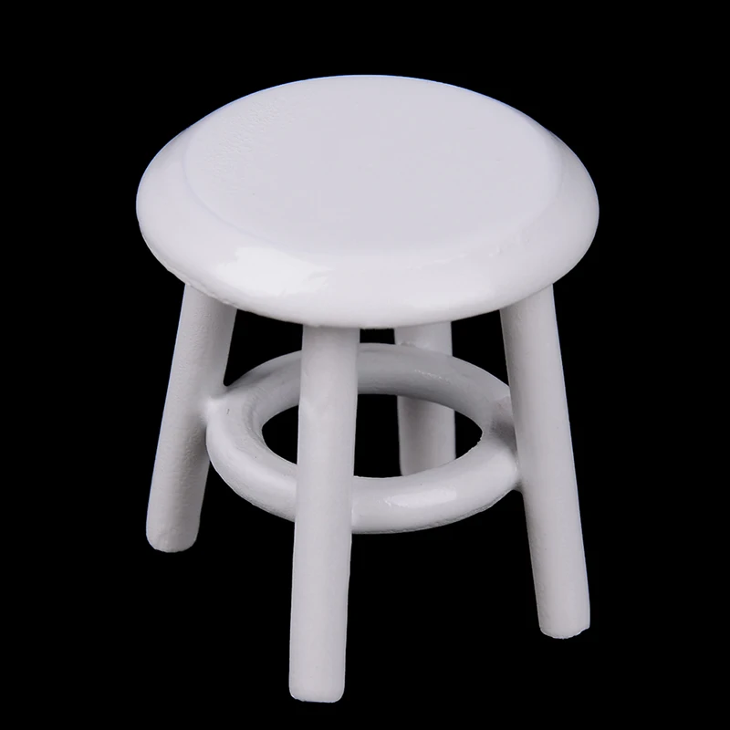 1/12 Dollhouse Miniature Furniture Round Stool Chair Acc for Dolls House Decor Kids Children Pretend Play Toy 1/12 Dollhouse Miniature Furniture Round Stool Chair Acc for Dolls House Decor Kids Children Pretend Play Toy