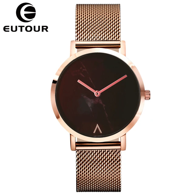 EUTOUR Watch Women Fashion Simple Ladies Watch Rose Gold Quartz Clock Women Marb EUTOUR Watch Women Fashion Simple Ladies Watch Rose Gold Quartz Clock Women Marb
