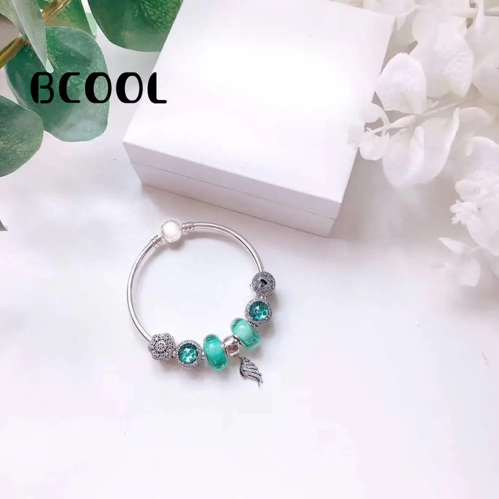 

DIY Jewelry Female Charm Fashion Silver 925 Original Bracelet, Suitable for Female Crystal Jewelry Bracelet Jewelry Gift
