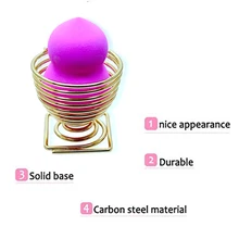 1 шт. анти-микробные Косметические Puff стеллаж для хранения стенд дышащий спонж для макияжа держатель спонжа