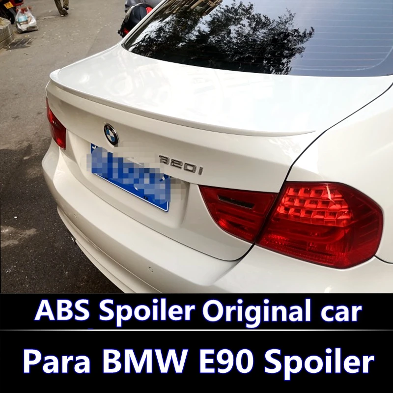 Для 2005 2012 BMW E90 320i 318i 325i 330i спойлер высокого качества ABS Материал заднее крыло