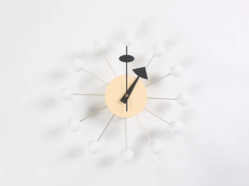 Шары настенные часы популярный дизайнер красивый современный роскошный дом Декоративные diy деревянные шары настенные часы конфеты часы простые часы