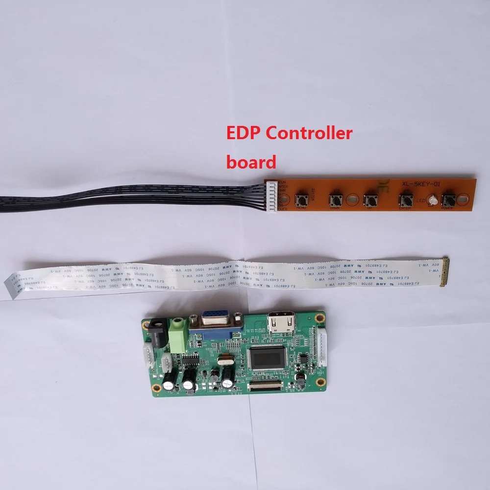 for B156HAN02 3 30Pin LCD EDP DIY SCREEN display KIT VGA Controller board monitor 1920X1080 DRIVER
