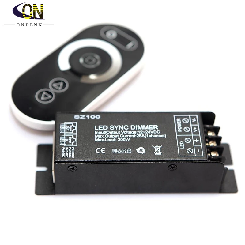 4pieces RF Led Touch Dimmer 25A 300W Led SYNC Dimmer SZ100 For led