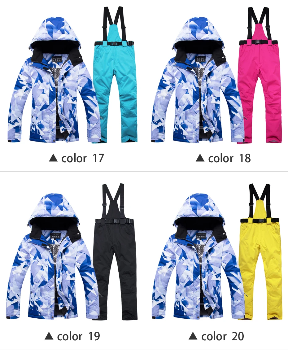 Лыжные костюмы ARCTIC QUEEN, куртки, штаны, женские комплекты для сноубординга, женская зимняя спортивная одежда, лыжная куртка, дышащая, водонепроницаемая