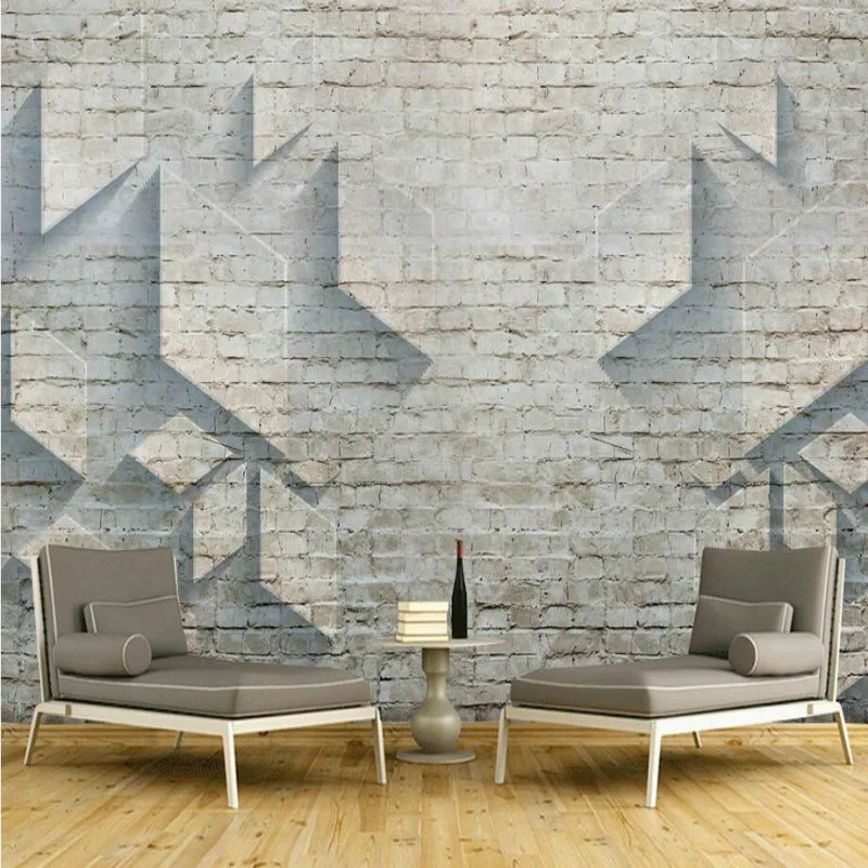Custom Made Home Improvement 3D Wallpaper for Walls 3d brick wall industrial decorative painting murals wallpaper | Обустройство дома