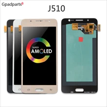 5,2 дюйма AMOLED ЖК-дисплей для Samsung Galaxy J5 ЖК-дисплей J510 J510F J510FN J510M Дисплей сенсорный экран сборки