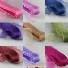 40 мм, мягкая полиэфирная лошадиная сетка, плетеная лента, простая, вуаль, Крин, тесьма для гибких волос Sinamay Millinery, отделка шляпы, 100 ярдов/партия