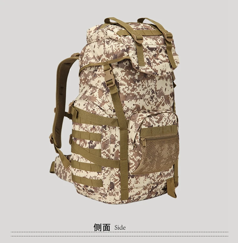 50L Водонепроницаемый тактический рюкзак плечо военные Многофункциональный Высокая Ёмкость Hike камуфляж дорожная сумка Mochila Молл Системы
