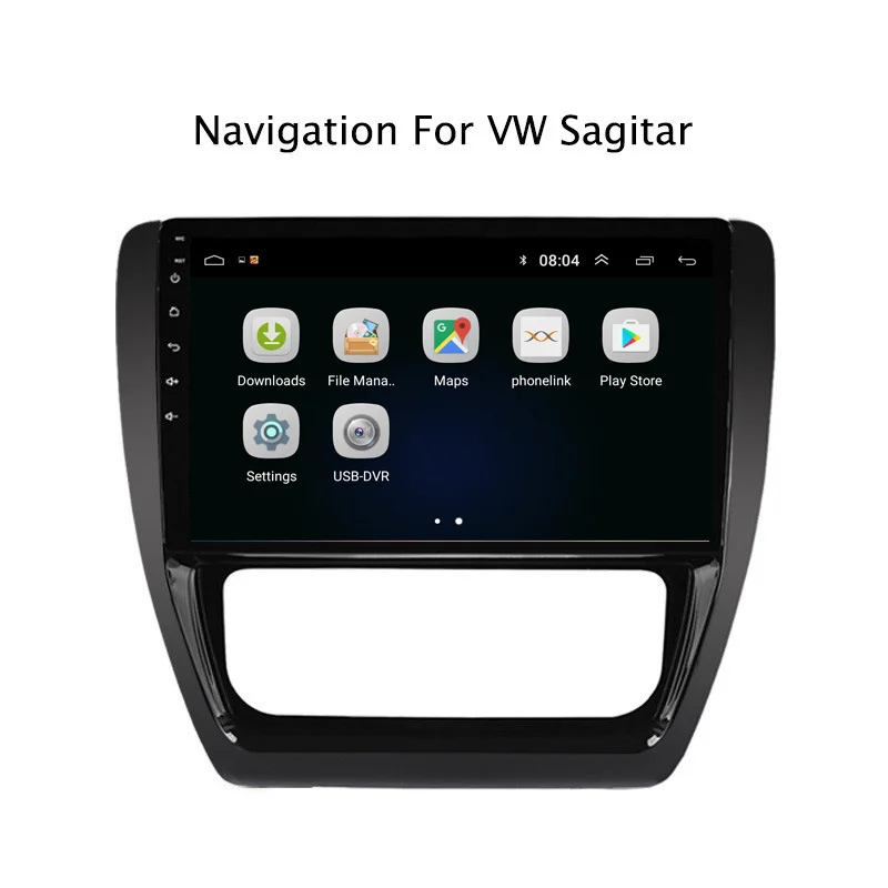 Cheap 10.1" 2.5D IPS Android 8.1 Car DVD GPS Player For VW Sagitar 2012 2013-2018 Car Radio Stereo Head Unit with Navigation 1