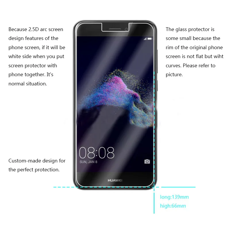MRGO закаленное стекло для huawei P9 Lite защита экрана 9H Защитная пленка для телефона для huawei P9 Lite закаленное стекло