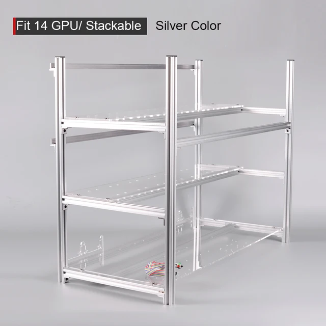 Cheap Stackable Computer Fame 14 Graphics Card GPU USB PCI-E Cable Computer Case BTC LTC Coin Mining Case Frame Server Chassis Cheap Stackable Computer Fame 14 Graphics Card GPU USB PCI-E Cable Computer Case BTC LTC Coin Mining Case Frame Server Chassis