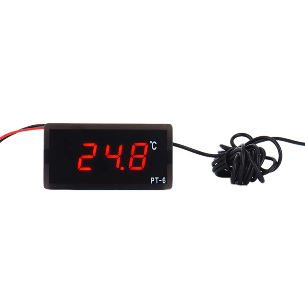 

PT-6 Embedded Digital Temperature Meter -40~110C Vaccine Box Thermometer with 2m Temperature Sensor