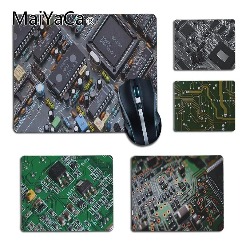 

MaiYaCa New Design Circuits Anti-Slip Durable Rubber mat mouse New Small Size Locked Edge Computer desktop Game Mouse Pad