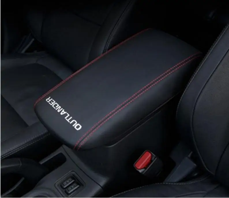 Автомобильный подлокотник Чехол-кобура из искусственной кожи 3 цвета для MITSUBISHI outlander 2013- аксессуары для автомобиля-Стайлинг