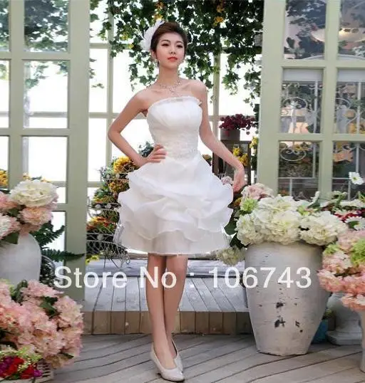 Ограниченная по времени модная одежда трапециевидной формы; ; Популярные Элегантные однотонные платья невесты в Корейском стиле; платья подружки невесты