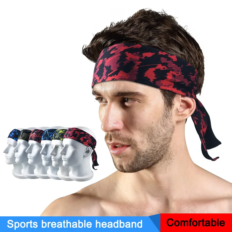 

Headband Absorbent Head Sweat Band Sweatband For Women Men Sport Running Yoga ASD88