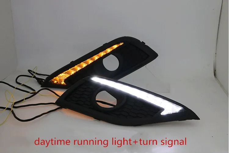 

eOsuns led drl daytime running light for Honda CRV 2012-2014 with yellow turn signal and wireless control