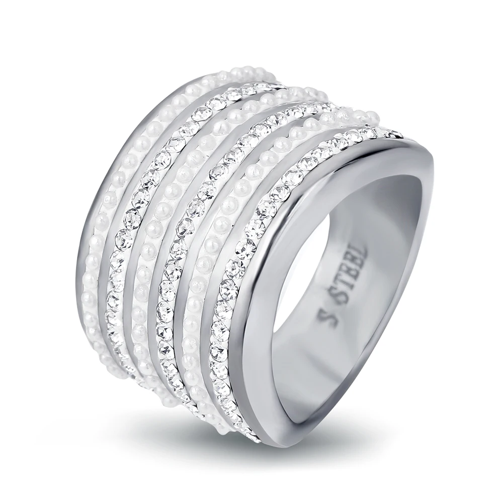 Top Quality Stainless steel Wedding Rings For Women 316L Stainless 