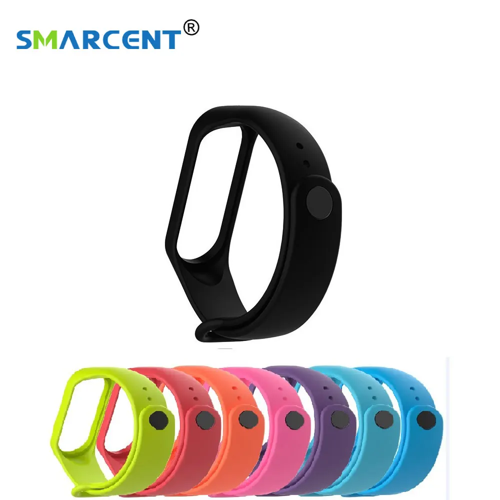Силиконовый ремешок на запястье для оригинального браслета Mi Band 3 сменный