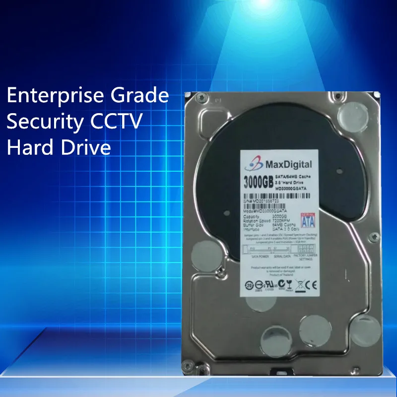 Buy 3000GB SATA 3.5" Enterprise Grade Security CCTV