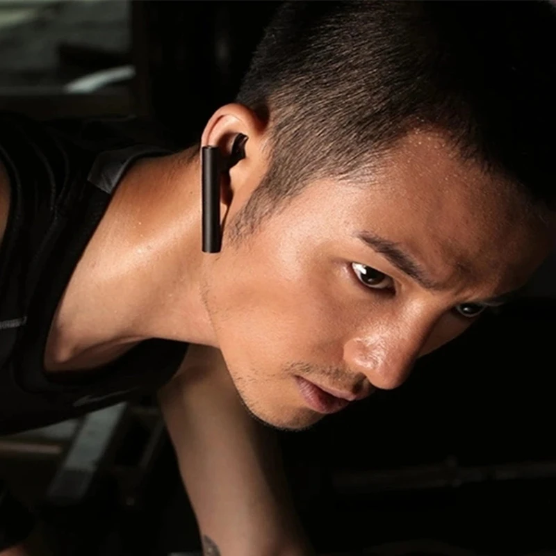 Original Xiaomi Mi Wireless Bluetooth 4.1 Earphone Built-in Mic On-cord Control Sports Earphone Handfree Headset For Phone