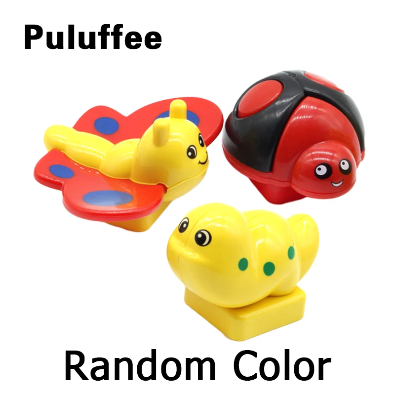 

Animal Insect Model Figures Building Blocks Compatible With Duploe Butterfly Ladybug Beetle Bricks set Toys For Kid Brinquedos