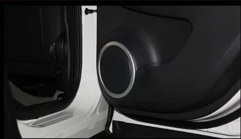 

ABS Chrome Interior Car Door sound Speaker Audio Ring Cover Trim decoration 4pcs For Nissan Qashqai J11 2014 2015 2016 2017