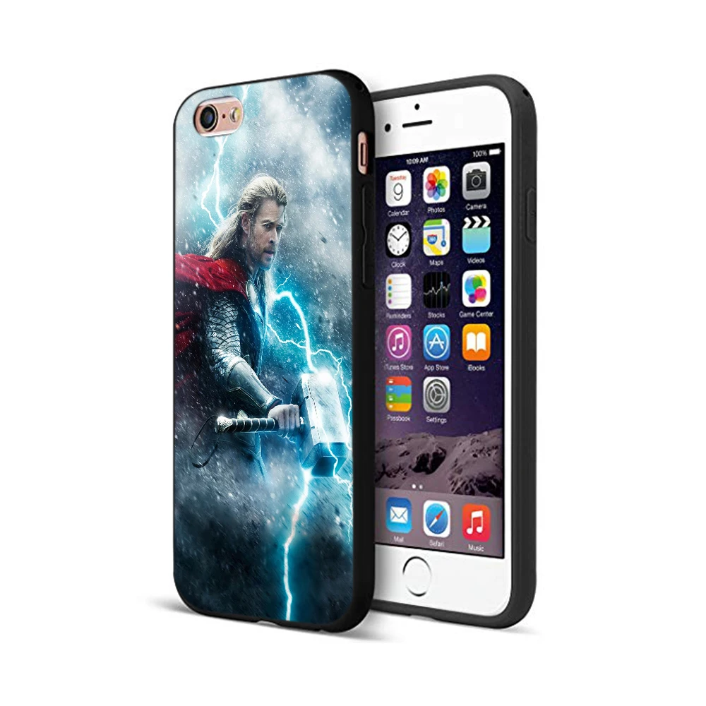 Черный ТПУ чехол для iphone 5 5S se 6 6s 7 8 plus x 10 XR XS MAX силиконовый чехол Marvel мстители капитан Железный человек танос - Цвет: 12798