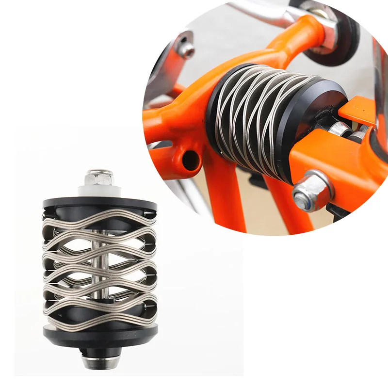^Cheap trigo folding bike rear suspension for brompton cycling Wave Spring Rear Shock Suspension ^Cheap trigo folding bike rear suspension for brompton cycling Wave Spring Rear Shock Suspension