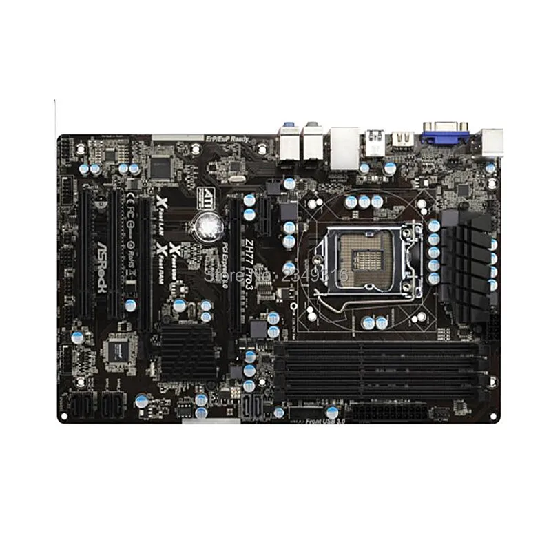 Для материнской платы ASRock ZH77 Pro3 использоваться для настольных ПК 1155 Материнская плата H77 гнездо LGA1155 DDR3 SATA3 USB3.0