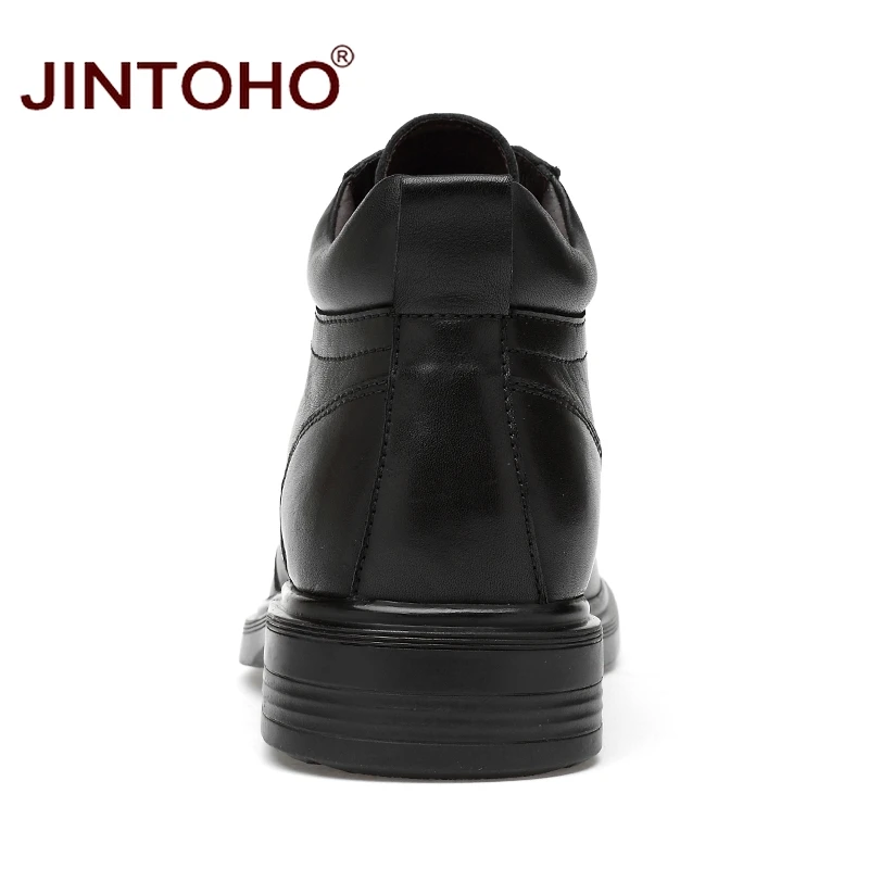 JINTOHO мужские ботинки из натуральной кожи зимние большие размеры|Ботинки| |
