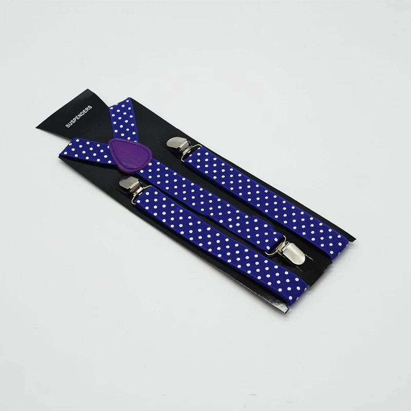 Customized-adult-dot-suspender-3clips-trouser-bracedsd
