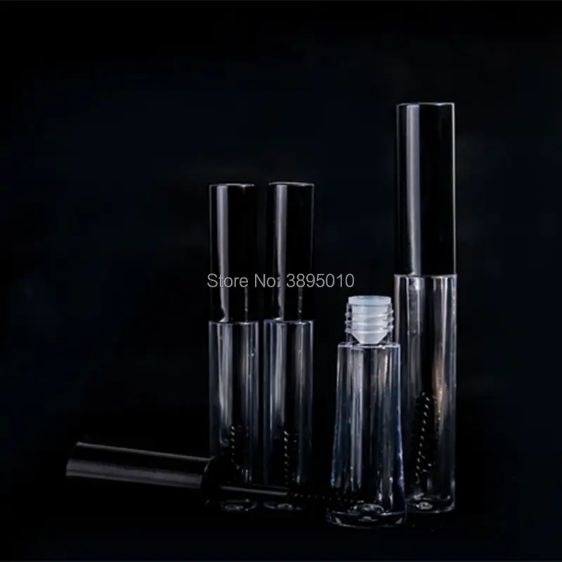 

Plastic 1ml/2ml/3ml/10mL Empty Mascara Tube Eyelash Cream Vial/Liquid Bottle/Container Black Cap F402