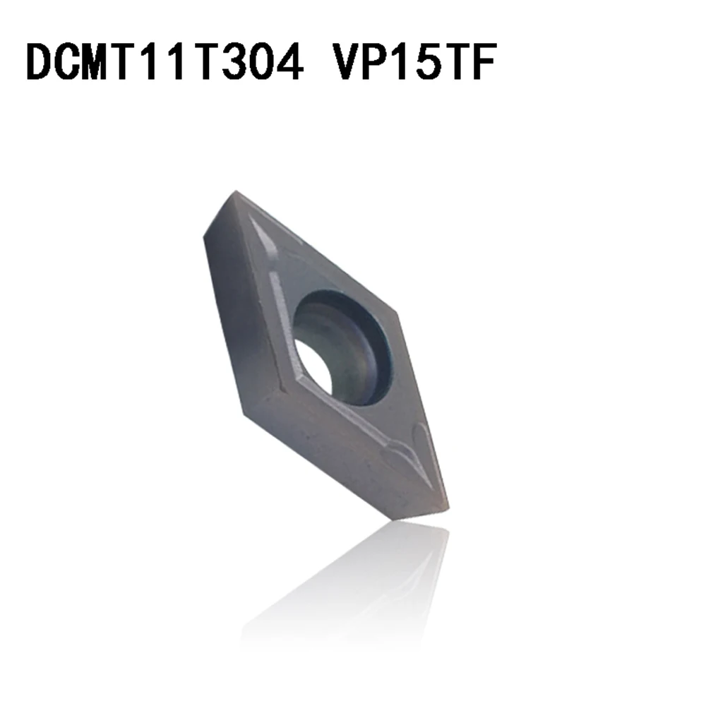 DCMT11T304 dcmt32,51 VP15TF твердосплавные вставки внутренний токарный инструмент DCMT 11T304 торцевые фрезы токарные инструменты Фрезерный резак инструмент с ЧПУ