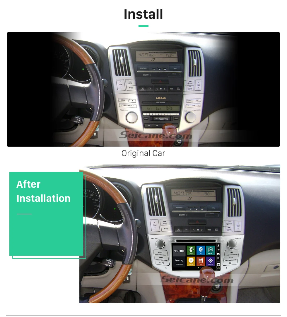Best Seicane 2 din 7" WINCE 6.0 Bluetooth WIFI GPS FM Car DVD Player for Toyota Harrier Lexus RX 300 330 350 400H Support SD DVR IPOD 2 Best Seicane 2 din 7" WINCE 6.0 Bluetooth WIFI GPS FM Car DVD Player for Toyota Harrier Lexus RX 300 330 350 400H Support SD DVR IPOD 2