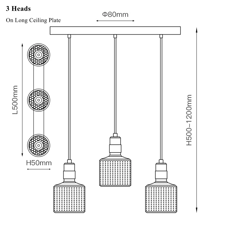 LukLoy Modern Metal Pendant Light LED Kitchen Light LED lamp Hanging Lamp Ceiling Lamp Living Room Bar Counter Lighting Fixtures