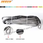 Free Shipping 9MM 30M 12 Strand UHMWPE braid synthetic Winch Rope 4X4/ATV With Thimble Manufacturer
