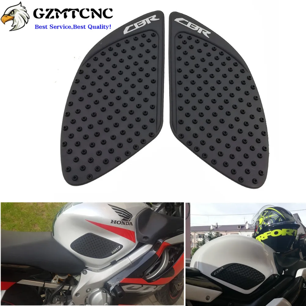 

Motorcycle Decals Tank Traction Pad Side Knee Grip Protector Rubber Decal Stickers Moto for Honda CBR650f CBR 250R 600 1000RR