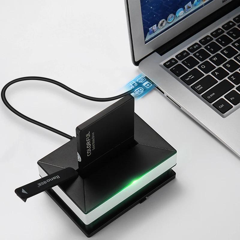 

USB 3.0 HDD SSD Docking Station With Storage 2.5 inch Hard Disk Drive Dock Solid State Drive External Box SATA