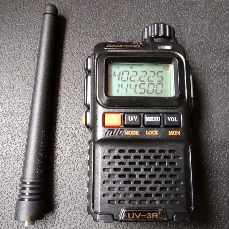 4 шт. Baofeng UV 3R плюс иди и болтай walkie talkie UHF VHF мини two way Радио BF + открытый