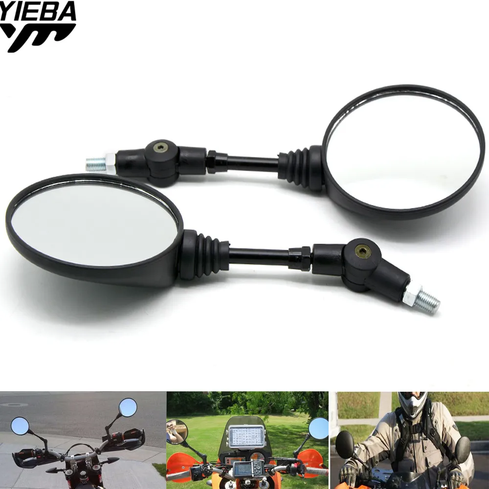 

Motorcycle M8 M10 Folding Side Mirrors Rearview Mirror FOR YAMAHA XTZ250 Tenere 2014 WR250F TW200 YZ450F XT660Z Tenere ABS YZ85