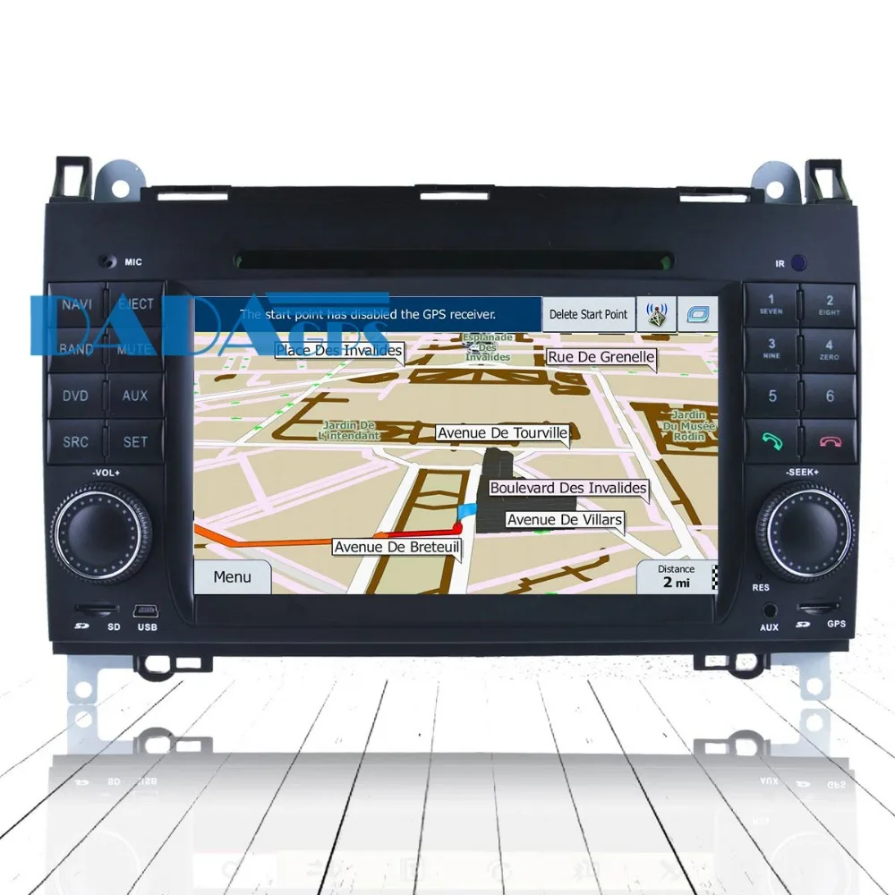Perfect Android 8.0 7.1 Car Radio DVD Player GPS Unit for MERCEDES-BENZ A-class W135 B-class W245 Viano Vito Sprinter Stereo Multimedia 5